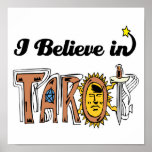 jag tror i tarot print