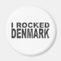 Jag vaggade Danmark Kylskåps Magneter
