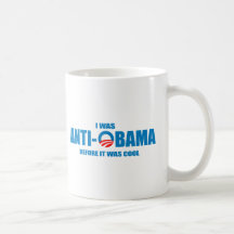 Jag var Anti-Obama, för det var kallt Mugg