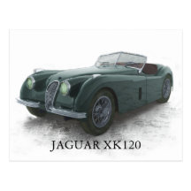 JAGUAR XK120 VYKORT