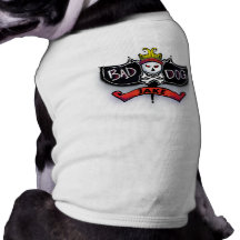 Jake - skalle & namn för dåliga hund Airbrushed Djur Tshirt