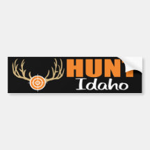 Jakt Idaho Bildekal