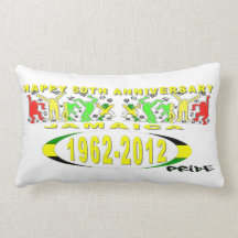 Jamaica 50th årsdag kuddar