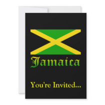 Jamaica flagga, svart, grönt och gult