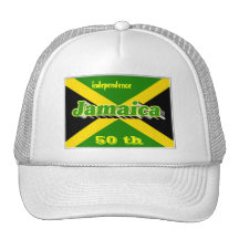 Jamaica självständighethattar trucker keps