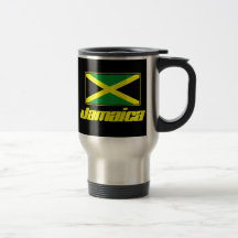 Jamaikansk flaggasvarttravel mug kaffe muggar