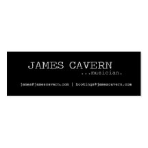 James Cavernvisitkort
