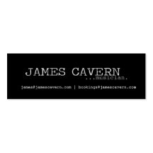 James Cavernvisitkort