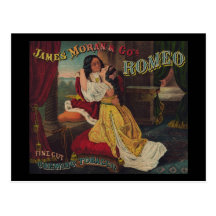James Moran & Cos Romeo som tuggar tobak Vykort
