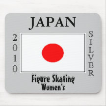 Japan 2010 silver (konståkningen) musmattor