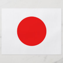 Japan flagga flygblad