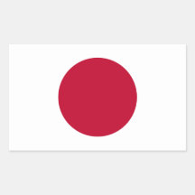 Japan flaggaklistermärke
