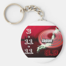 Japan jordskalv - hjälp Japan Nyckelring