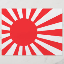 Japan marinflagga flyg blad