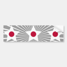 Japan stjärna bildekaler