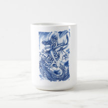 Japansk demontatuering för kall klassiker kaffe mugg