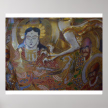 Japansk drottning print