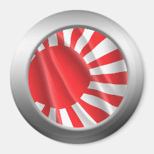 JAPANSK FLAGGA KYLSKÅPMAGNETER
