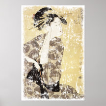 Japansk Geisha Print