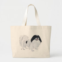 Japansk hakahund tote bags