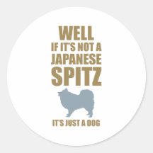 Japansk Spitz Klistermärke