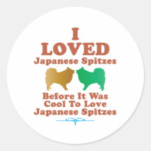Japansk Spitz Klistermärken