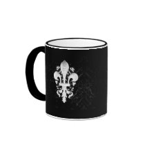 Järn Fleur de Lis Kaffe Koppar