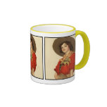Järnhandskeflicka Kaffe Mugg
