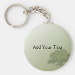 Jätte- Oak på det gröna fält Keychain Nyckel Ring