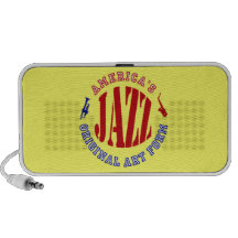 Jazz Amerika original- konstform Laptop Speakers