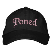 JB Poned Broderade Kepsar