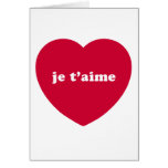 JE T'AIME KORT