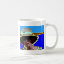 Jean kantade i guld kaffe mugg