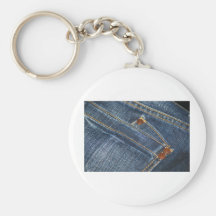 Jeans Nyckel Ring