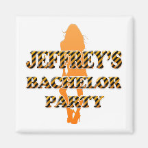 Jeffreys ungkarlparty kylskåpsnagnet