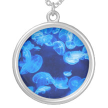 Jellyfish in the Sea Necklace