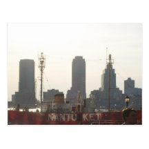 Jersey City som sett från Manhattan Vykort