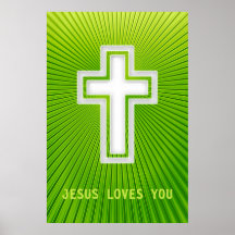 JESUS ÄLSKAR DIG - den kristna affischen