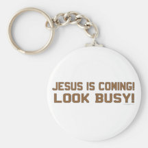 Jesus är kommande Keychain Nyckel Ringar
