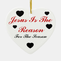 Jesus är resonera för säsongen jul dekorationer