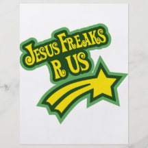 Jesus freaker är oss personliga flygblad