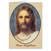 Jesus hälsningkort - dop