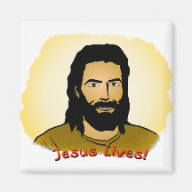 Jesus liv! magnet för kylskåp