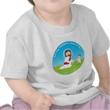 Jesus och barn tee shirt
