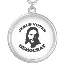 Jesus röstar demokraten skräddarsydda halsband
