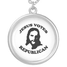 Jesus röstar republikanen hängsmycke
