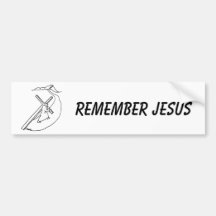 Jesus som bär hans kor, minns Jesus Bildekaler
