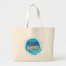 Jesus stenar 7 blått & gult tygkasse