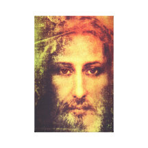 Jesus vänder mot kanfas sträckt canvastryck