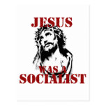 Jesus var en socialist vykort